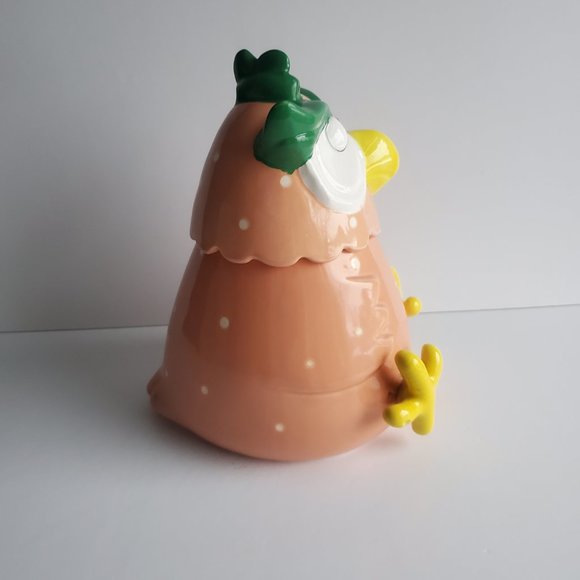 Vintage Ceramic Owl Cookie Jar Countertop Food Snacks Storage Cute Whimsy Fun - Picture 7 of 15